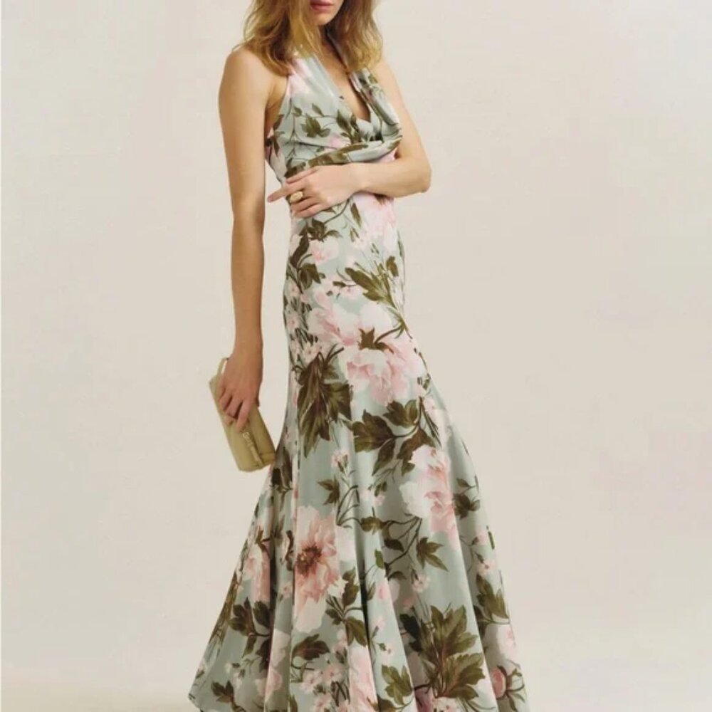 Reformation maxi Dress size 0 - Reformation Ezria Dress in Fauna